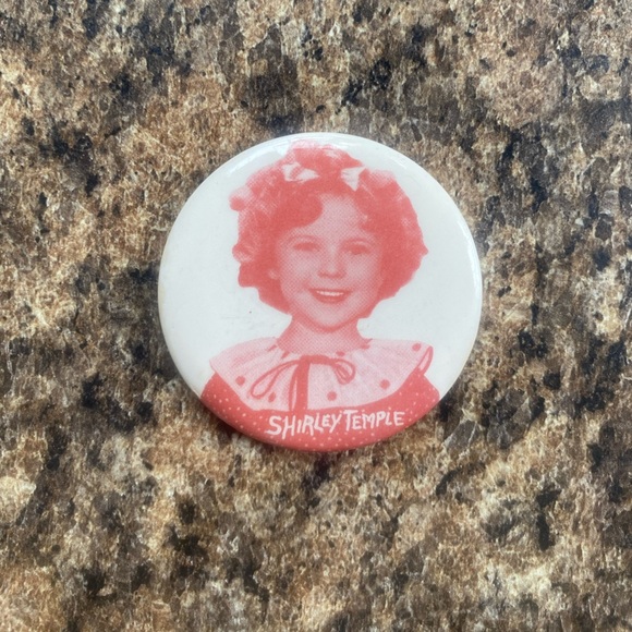 Shirley Temple Pocket Mirror 40s 50s Collectable Vintage Ephemera - Picture 1 of 5
